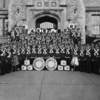 Marching Hundred photograph from 1938